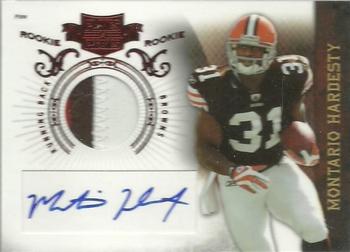 2010 Panini Plates & Patches #227 Montario Hardesty  Front