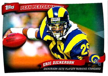 2010 Topps - Peak Performance #PP13 Eric Dickerson Front