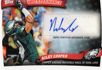 2010 Topps - Peak Performance Autographs #PPA-RC Riley Cooper  Front