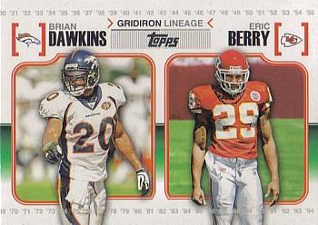 2010 Topps - Gridiron Lineage #GL-DB Brian Dawkins / Eric Berry Front