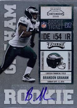 2010 Playoff Contenders #108 Brandon Graham Front