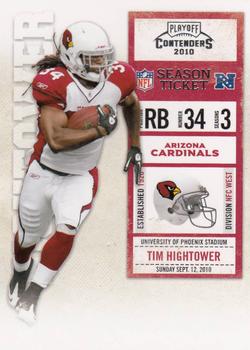 2010 Playoff Contenders #003 Tim Hightower Front