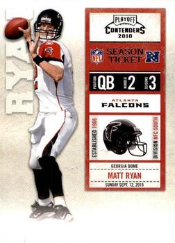 2010 Playoff Contenders #004 Matt Ryan Front