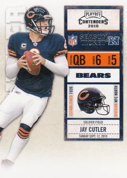 2010 Playoff Contenders #016 Jay Cutler Front