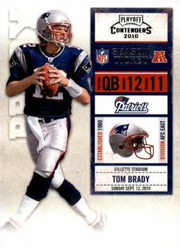 2010 Playoff Contenders #058 Tom Brady Front