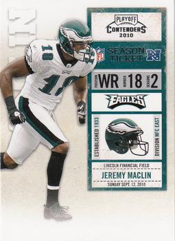 2010 Playoff Contenders #073 Jeremy Maclin Front