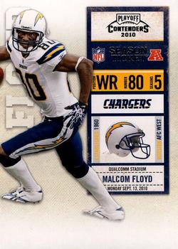 2010 Playoff Contenders #081 Malcom Floyd Front