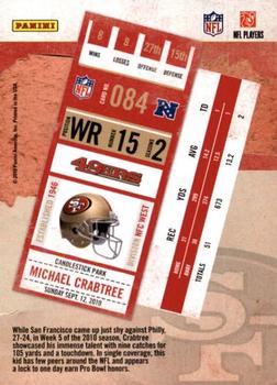 2010 Playoff Contenders #084 Michael Crabtree Back