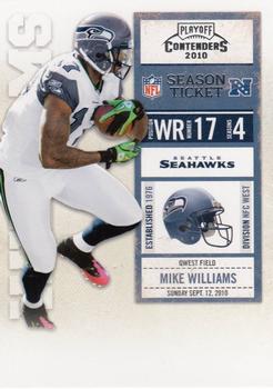 2010 Playoff Contenders #086 Mike Williams Front