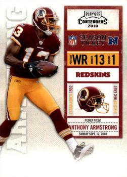 2010 Playoff Contenders #100 Anthony Armstrong Front