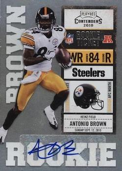 2010 Playoff Contenders #105 Antonio Brown Front
