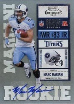 2010 Playoff Contenders #167 Marc Mariani Front