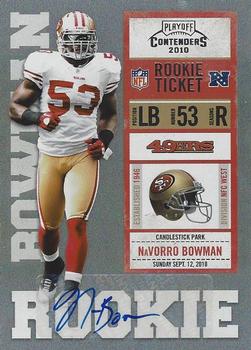 2010 Playoff Contenders #176 NaVorro Bowman Front