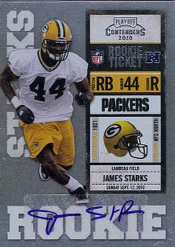 2010 Playoff Contenders #142 James Starks Front