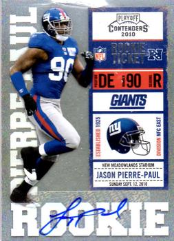 2010 Playoff Contenders #144 Jason Pierre-Paul Front