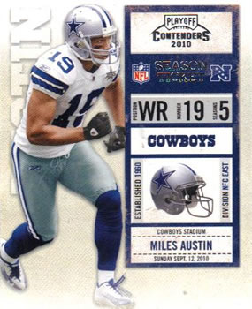 2010 Playoff Contenders #026 Miles Austin Front