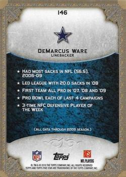 2010 Topps Five Star #146 DeMarcus Ware Back