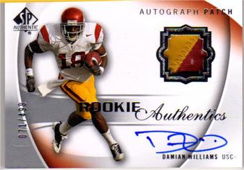 2010 SP Authentic #113 Damian Williams Front