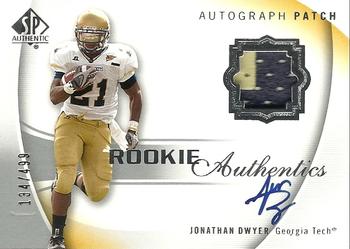2010 SP Authentic #119 Jonathan Dwyer Front