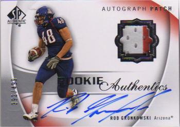 2010 SP Authentic #128 Rob Gronkowski Front