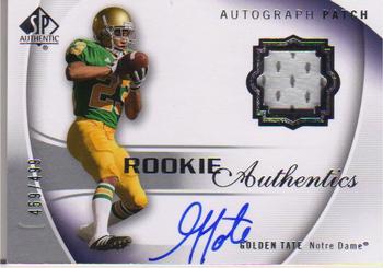 2010 SP Authentic #132 Golden Tate Front