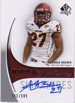 2010 SP Authentic #178 Antonio Brown Front