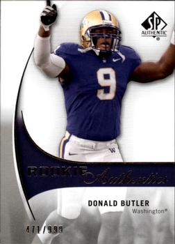 2010 SP Authentic #186 Donald Butler Front