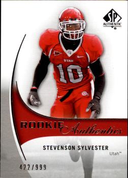 2010 SP Authentic #190 Stevenson Sylvester Front