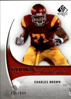 2010 SP Authentic #191 Charles Brown Front