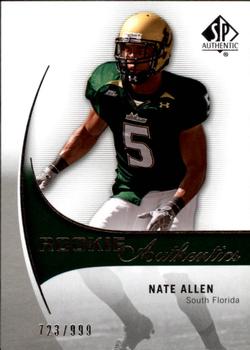 2010 SP Authentic #198 Nate Allen Front