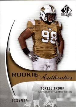 2010 SP Authentic #201 Torell Troup Front