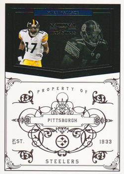 2010 Playoff National Treasures #119 Mike Wallace Front