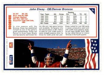 1992 All World #88 John Elway Back