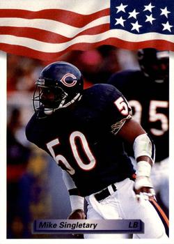 1992 All World #131 Mike Singletary Front