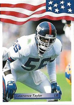 1992 All World #217 Lawrence Taylor Front