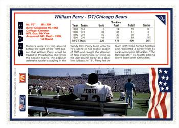 1992 All World #234 William Perry Back