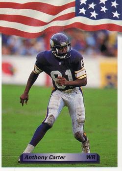 1992 All World #111 Anthony Carter Front