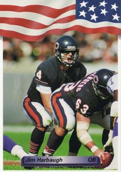 1992 All World #142 Jim Harbaugh Front