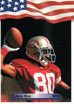 1992 All World #152 Jerry Rice Front