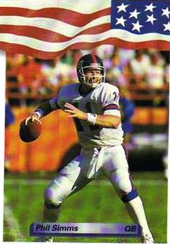 1992 All World #95 Phil Simms Front