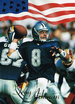 1992 All World - Greats/Rookies #SG1 Troy Aikman Front