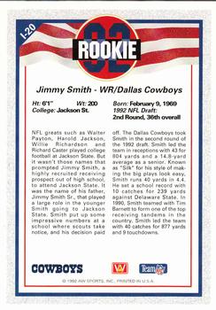1992 All World - Legends/Rookies #L-20 Jimmy Smith Back