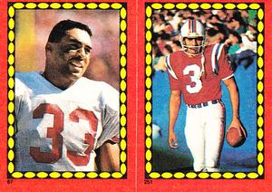 1988 Topps Stickers #67 / 251 Roger Craig / Rich Camarillo Front