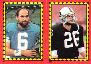 1988 Topps Stickers #82 / 260 Jim Arnold / Vann McElroy Front