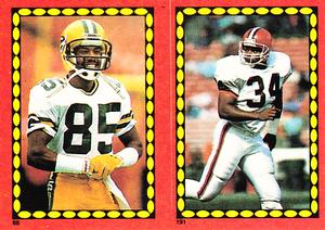 1988 Topps Stickers #88 / 191 Phillip Epps / Kevin Mack Front
