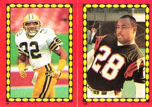 1988 Topps Stickers #91 / 156 Dave Brown / Larry Kinnebrew Front