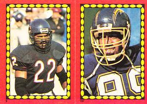 1988 Topps Stickers #9 / 197 Dave Duerson / Lee Williams Front