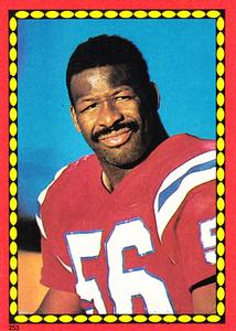 1988 Topps Stickers #253 Andre Tippett Front