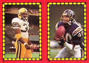 1988 Topps Stickers #93 / 194 Kenneth Davis / Gary Anderson Front