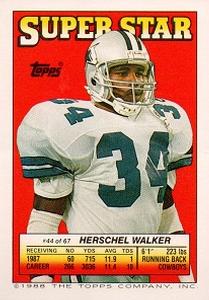 1988 Topps Stickers #136 / 155 Kenny Easley / Charles White Back